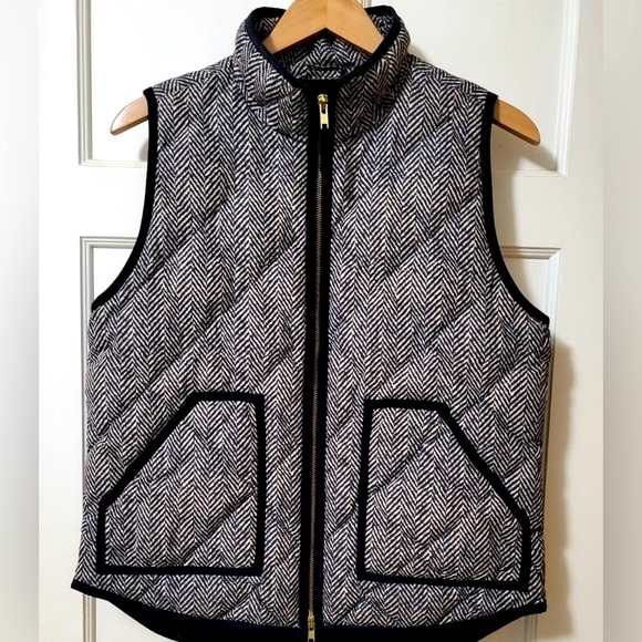 J.Crew Factory Women’s Herringbone Vest - Picture 2 of 6